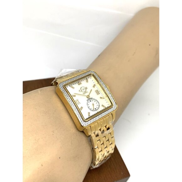 GV2 by Gevril Women's Watch 9256 Swiss Quartz Mother of Pearl Dial Gold Steel - Picture 5 of 13